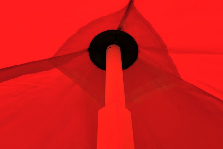 Sulankstoma pavėsinė reklamai spausdinti 2X2