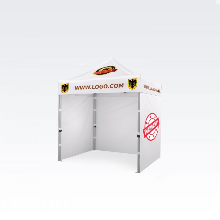 Pop-up palapinė su spauda sporto renginiams